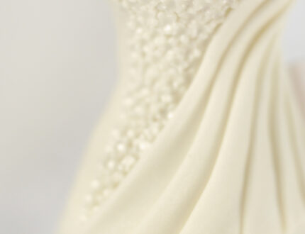 Picture of wedding dress cake