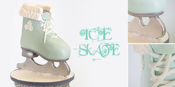 Edible Fondant Ice Skating Shoe Cake, Fondant Ice Skating Shoes, Fondant  Skating Shoes, Fondant Roller Skate Shoes, Birthday, Holiday 