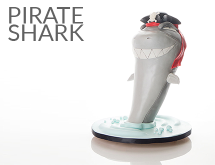 Pirate Shark Cake Tutorial | CakeFlix