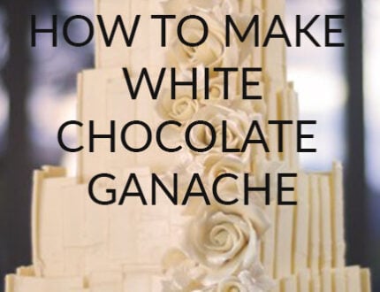 how to make white chocolate ganache