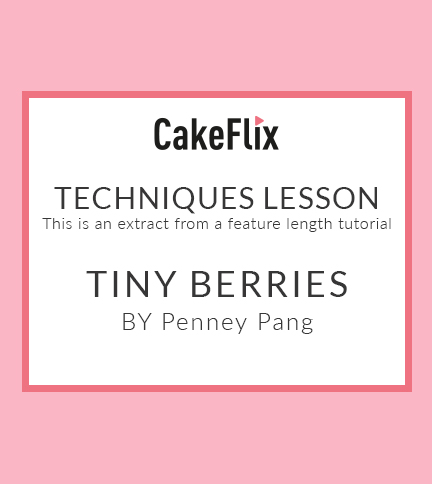 Tiny Berries Sugar Flower Tutorial | CakeFlix