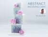 Abstract wedding cake feature