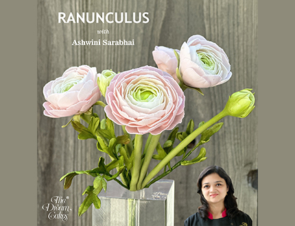 Ranunculus Sugar Flowers by Ashwini