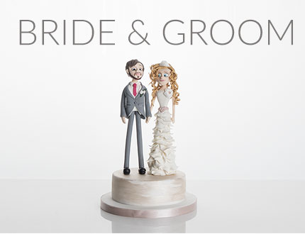 Bride and Groom sculpted cake designs