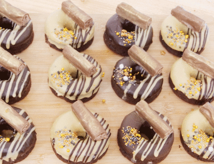 Caramilk Bronuts baking tutorial