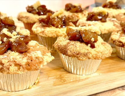 Festive Cinnamon Apple Cupcakes