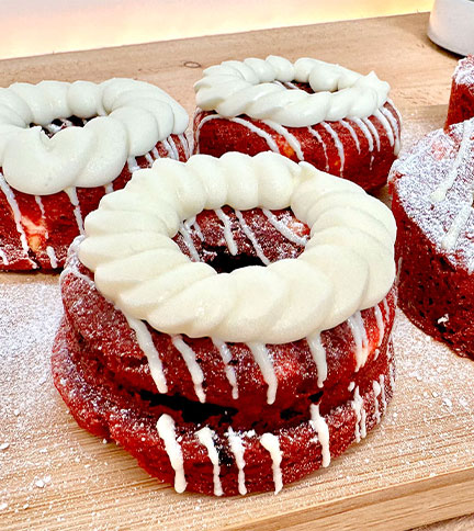 Red Velvet Cookies – Bite Sized