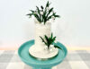 Sugar Snowdrops wedding cake