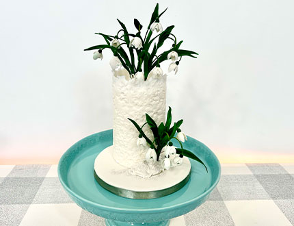 Sugar Snowdrops Cake Tutorial